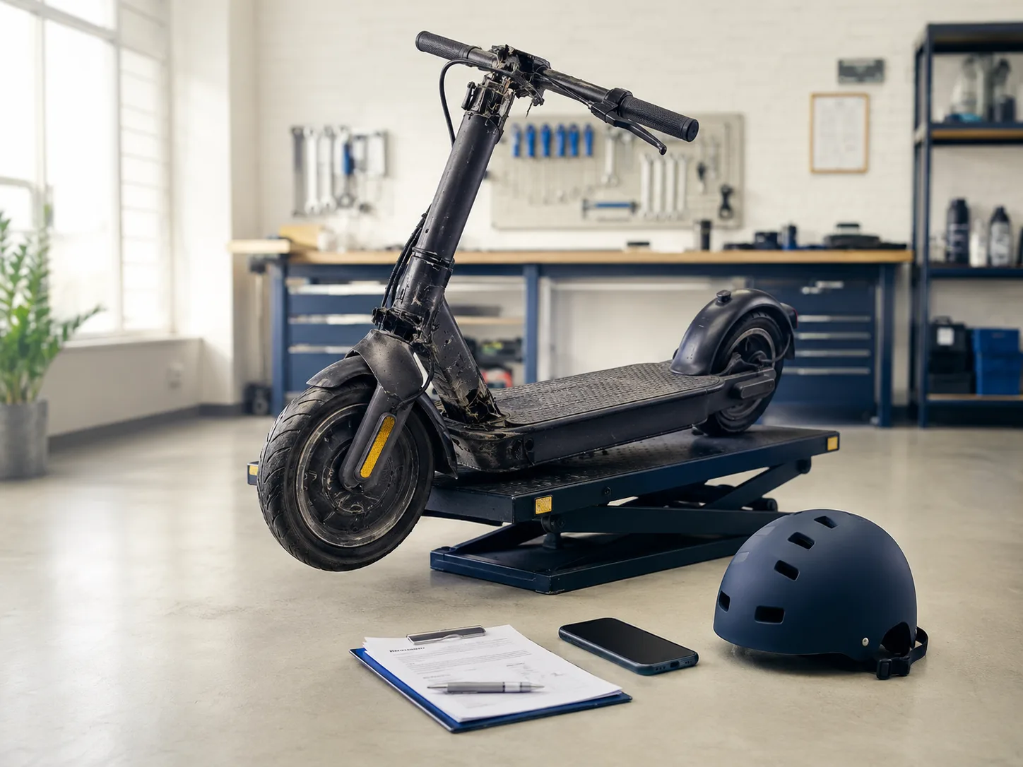 Preuves d’un accident de trottinette