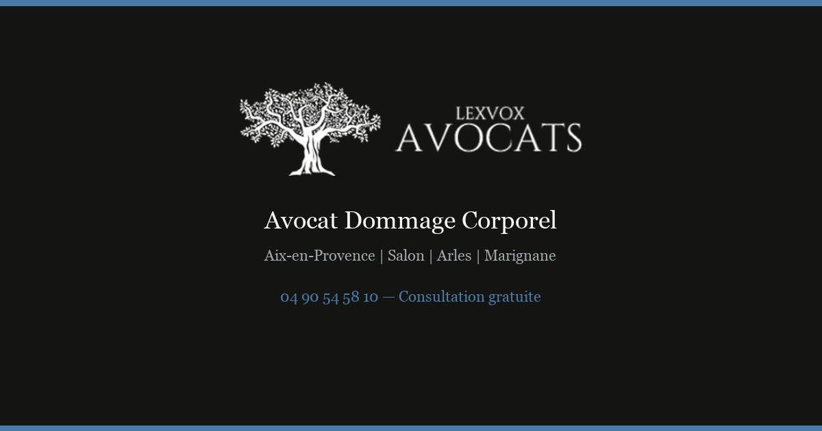 Cabinet avocat dommage corporel Nîmes — LEXVOX AVOCATS